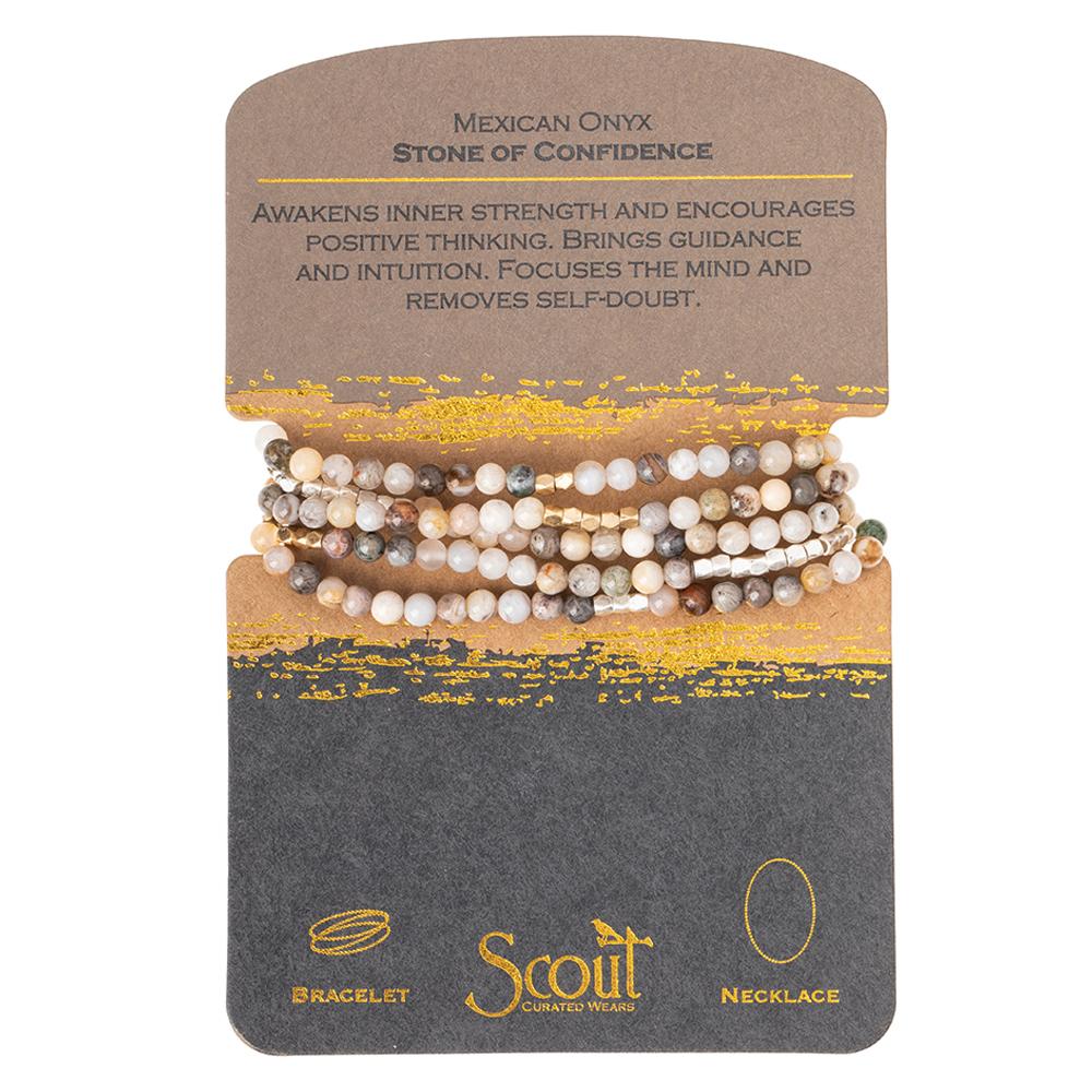 Scout Stone Wrap - Mexican Onyx - Stone of Confidence