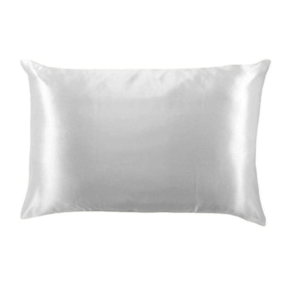 Bye Bye Bedhead Silky Satin Pillow - Lucent Cloud