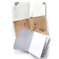 Faux Leather Sketchbook - Black Shine