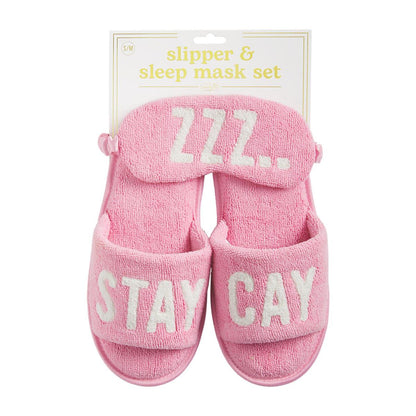 Summer Slipper Mask Set - Pink