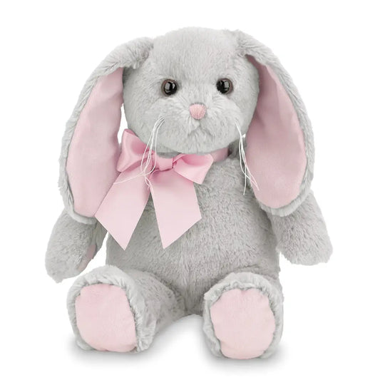 Lil Mopsy Gray Bunny with Pink Ears