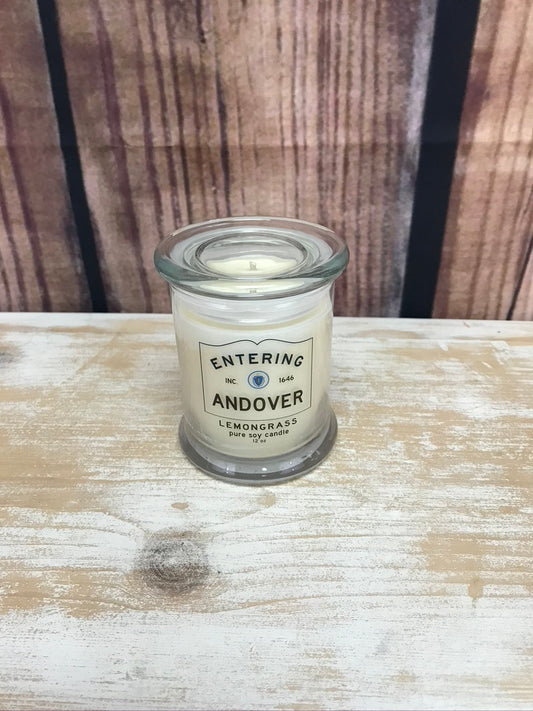 Zip Code Candle - Entering Andover (Lemongrass)