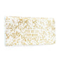 Trifold Wallet - White Gilded Flower