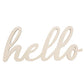 White Hello Hanger