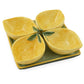 Sauce Bowls w Tray - Painterly Lemons