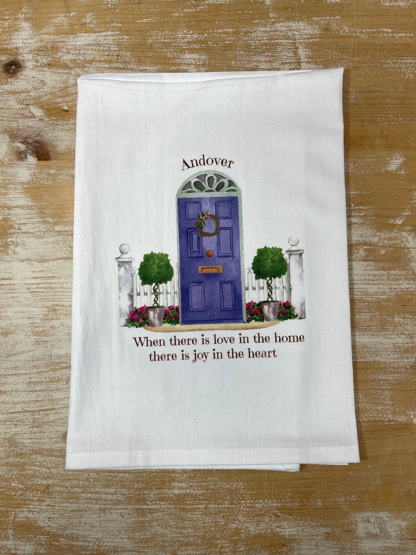 Decorative Tea Towel - When There Is Love (Andover)