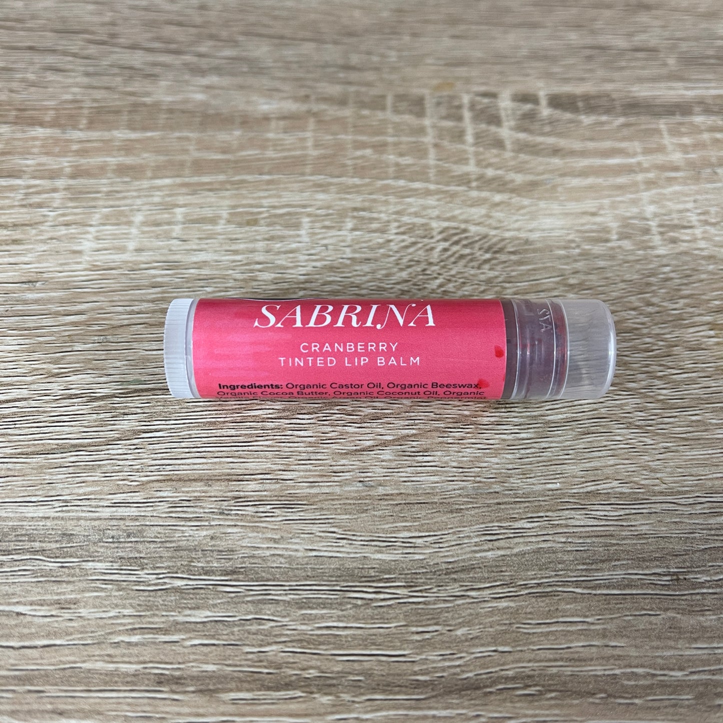 Tinted Lip Balm - Sabrina (Cranberry)