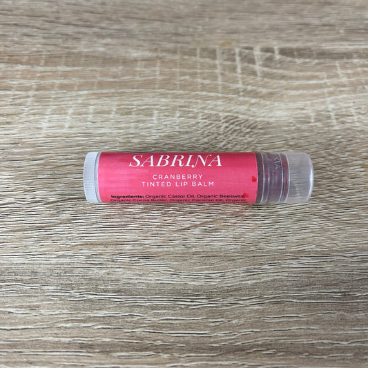 Tinted Lip Balm - Sabrina (Cranberry)