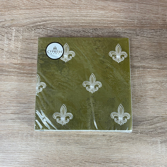 Paper Lunch Napkins - Fleur De Lis
