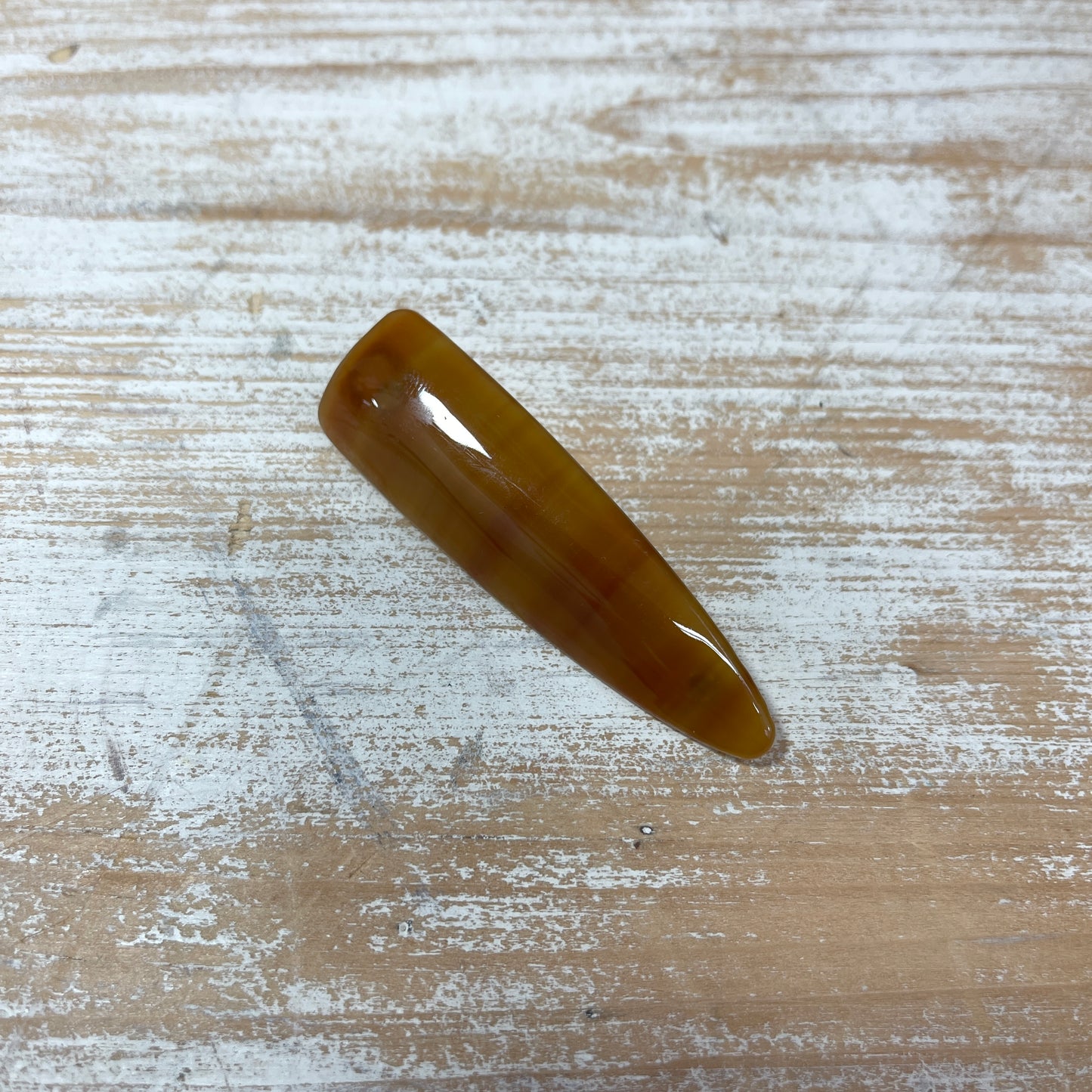 Céleste Hair Clip (2.5 inch) - Cognac