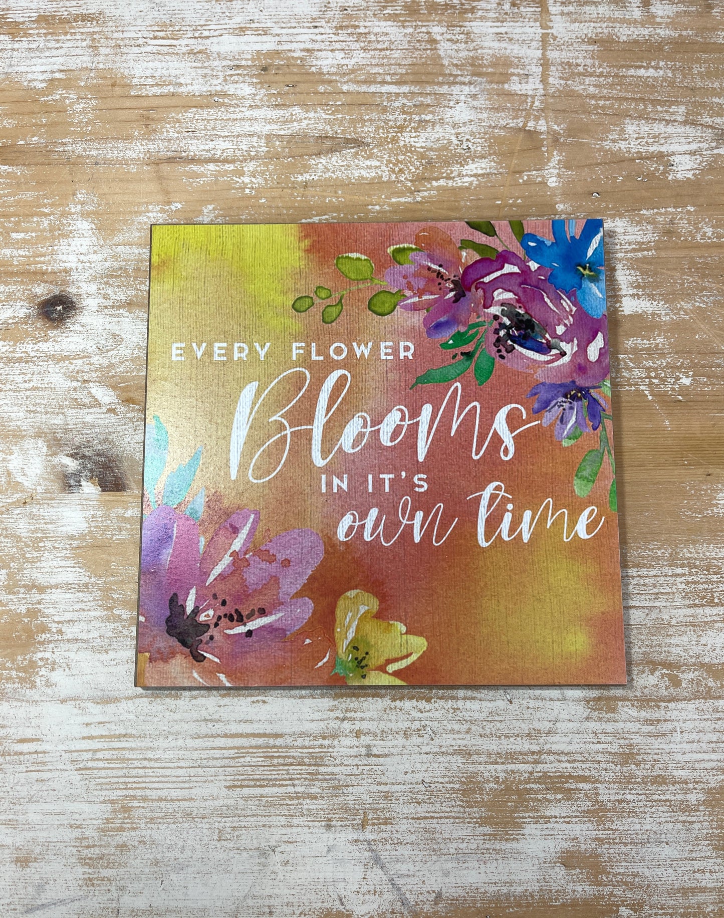 Floral Wall Plaque - Blooms