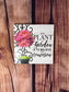 Floral Wall Sign - Plant