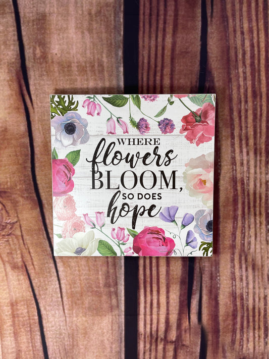 Floral Wall Sign - Bloom