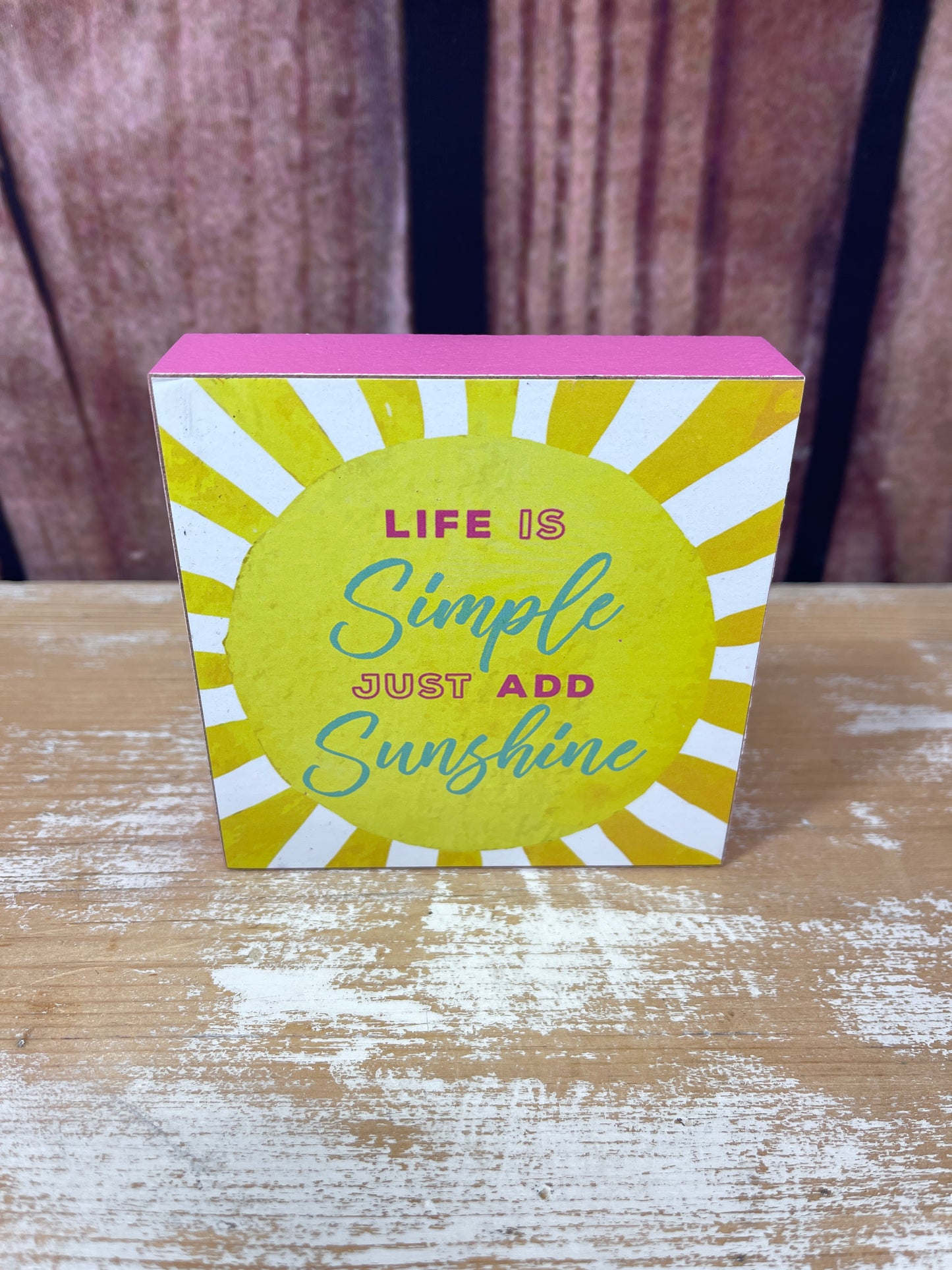 Mini Desk Block - Sunshine