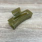 Malibu Hair Clip (4in) - Green (Single)