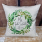 Cottage Pillow - North Reading Wreath