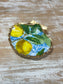 Decoupaged Scallop Shell - Lemons