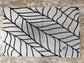 Area Rug 20x31 - Black / Off-White 2
