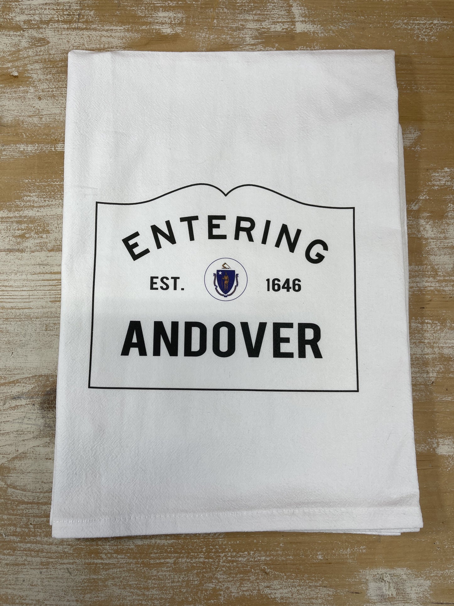 Decorative Tea Towel - Entering Andover