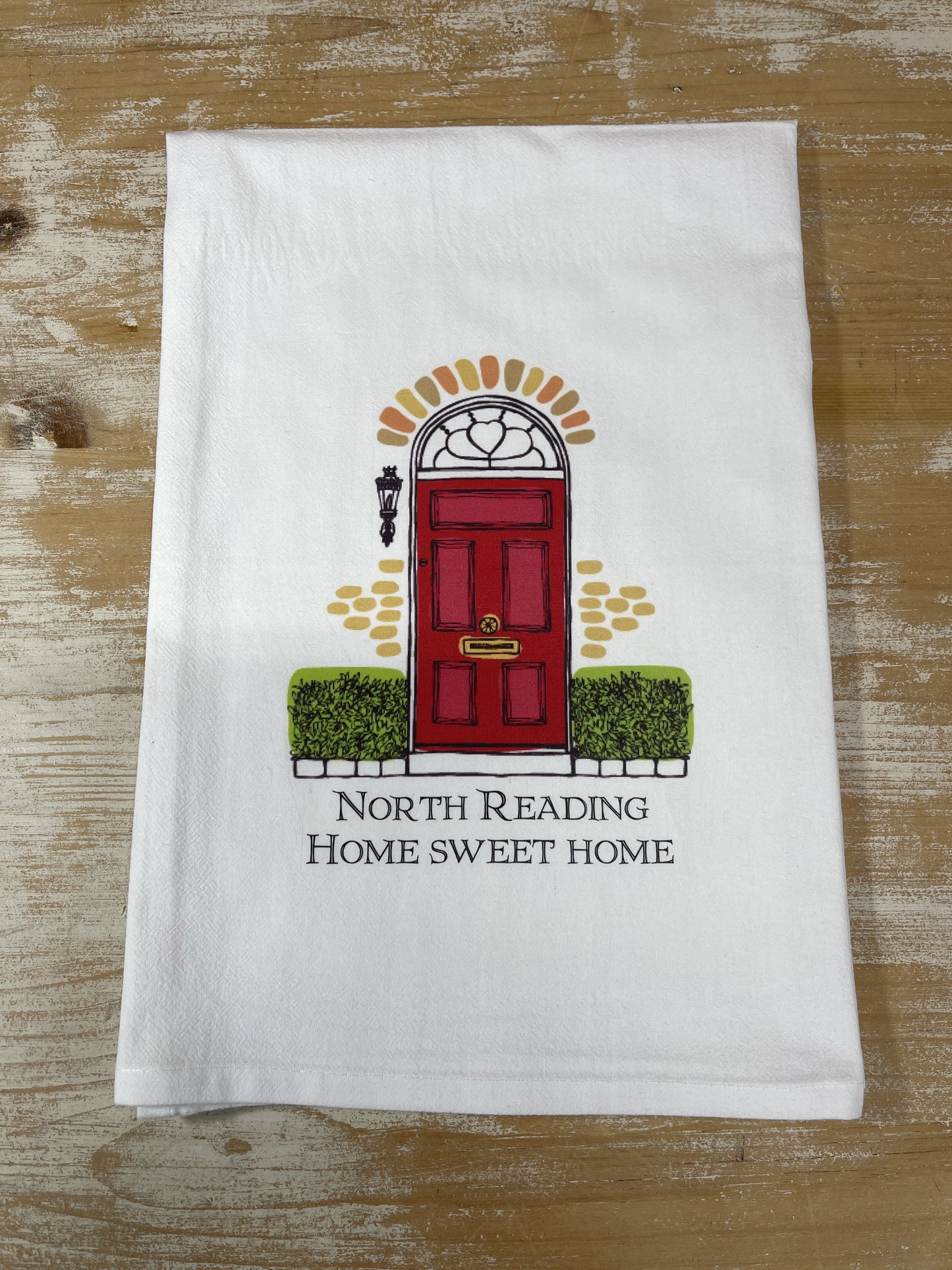 Decorative Tea Towel - North Reading Home Sweet Home
