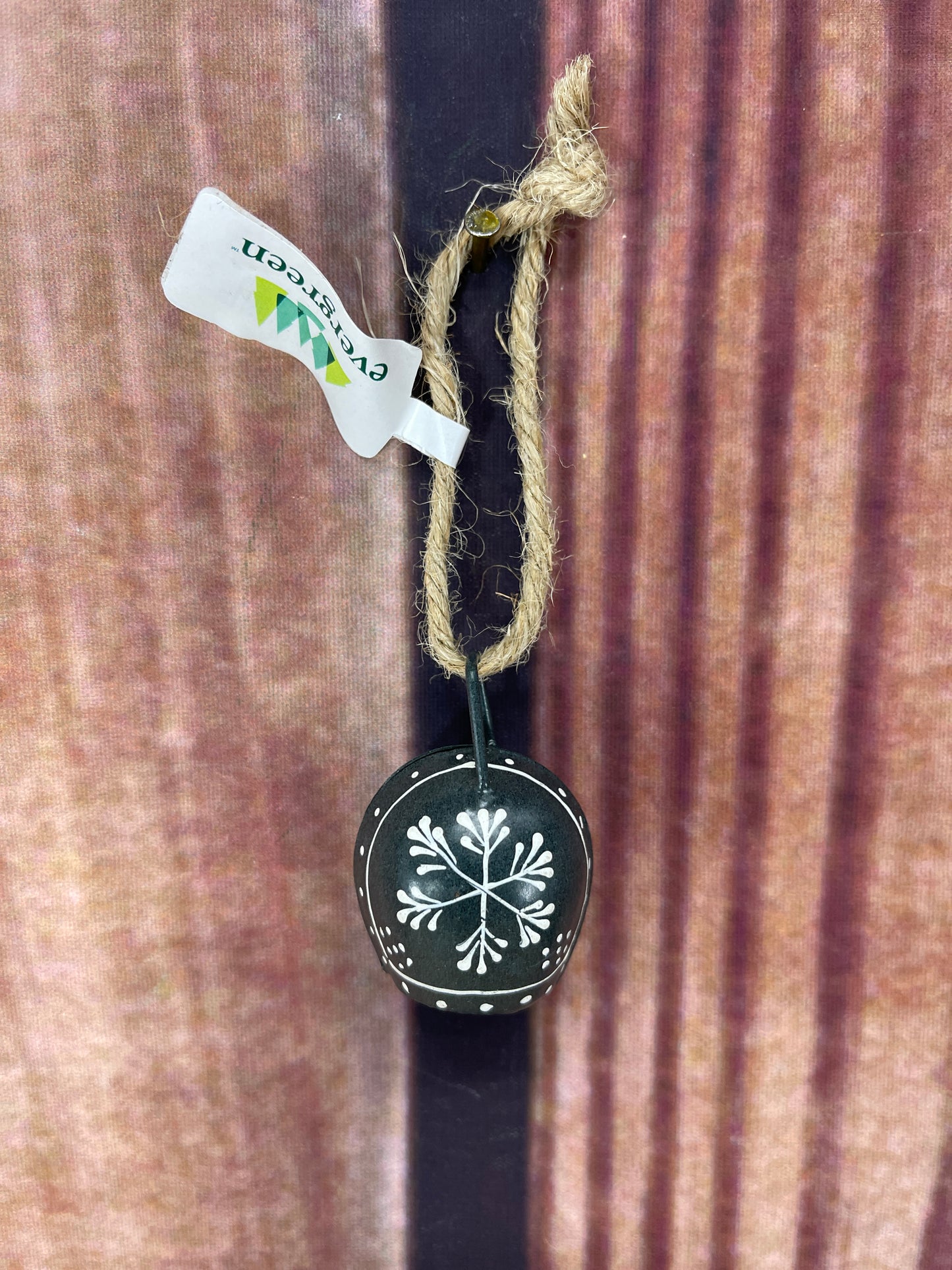 Mini Bell Ornament - Grey