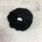 Fur Hair Scrunchie - Black