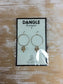 Dangle Hoops - Radiant Crystal