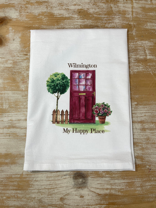 Decorative Tea Towel - My Happy Place (Wilmington)