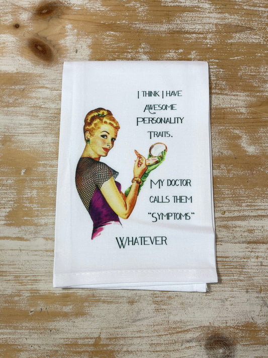 Dish Towel - I Think I Have An Awesome Personality