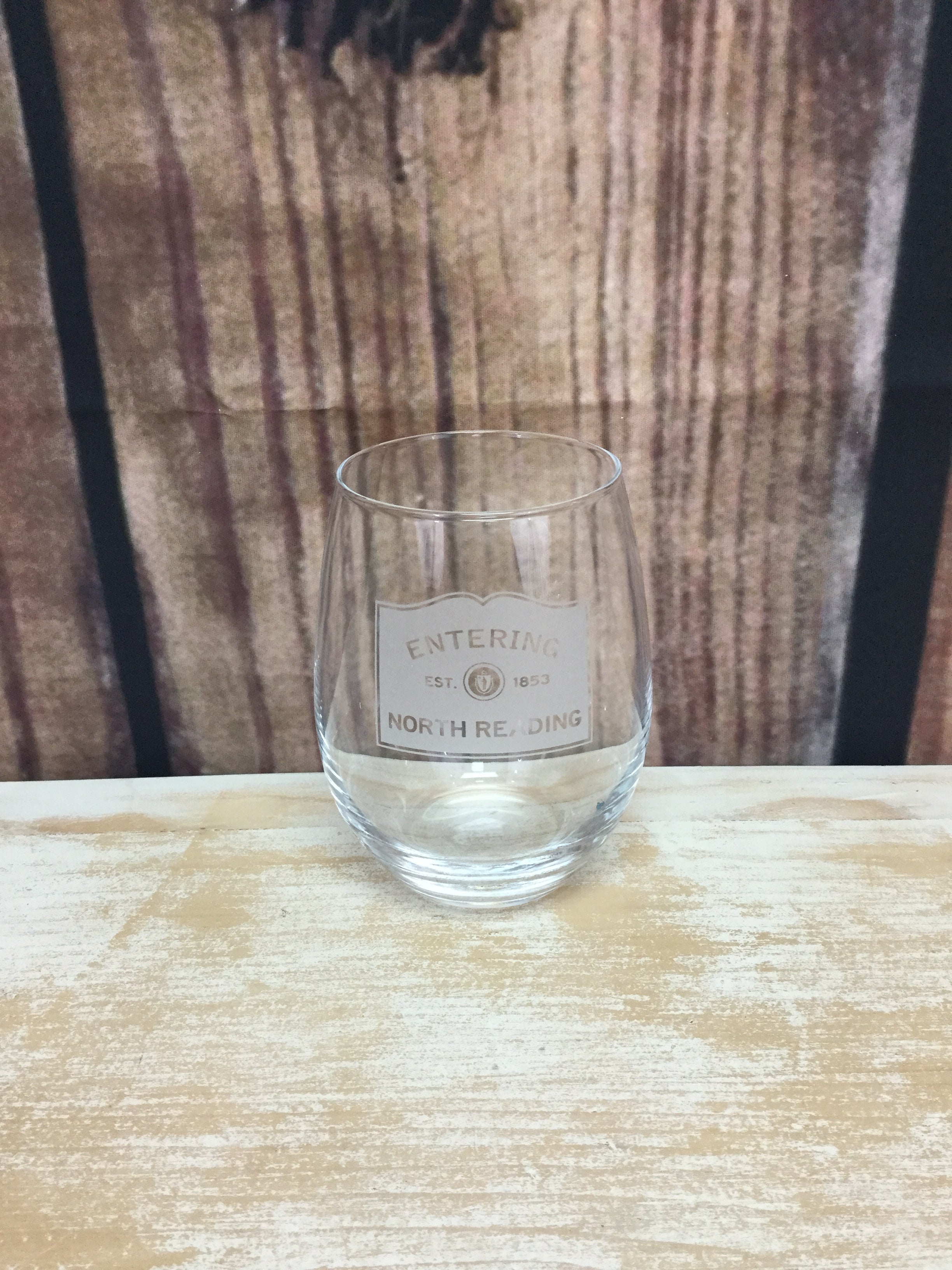 Zip Code Stemless Glass Entering North Reading Brissonté Gifts