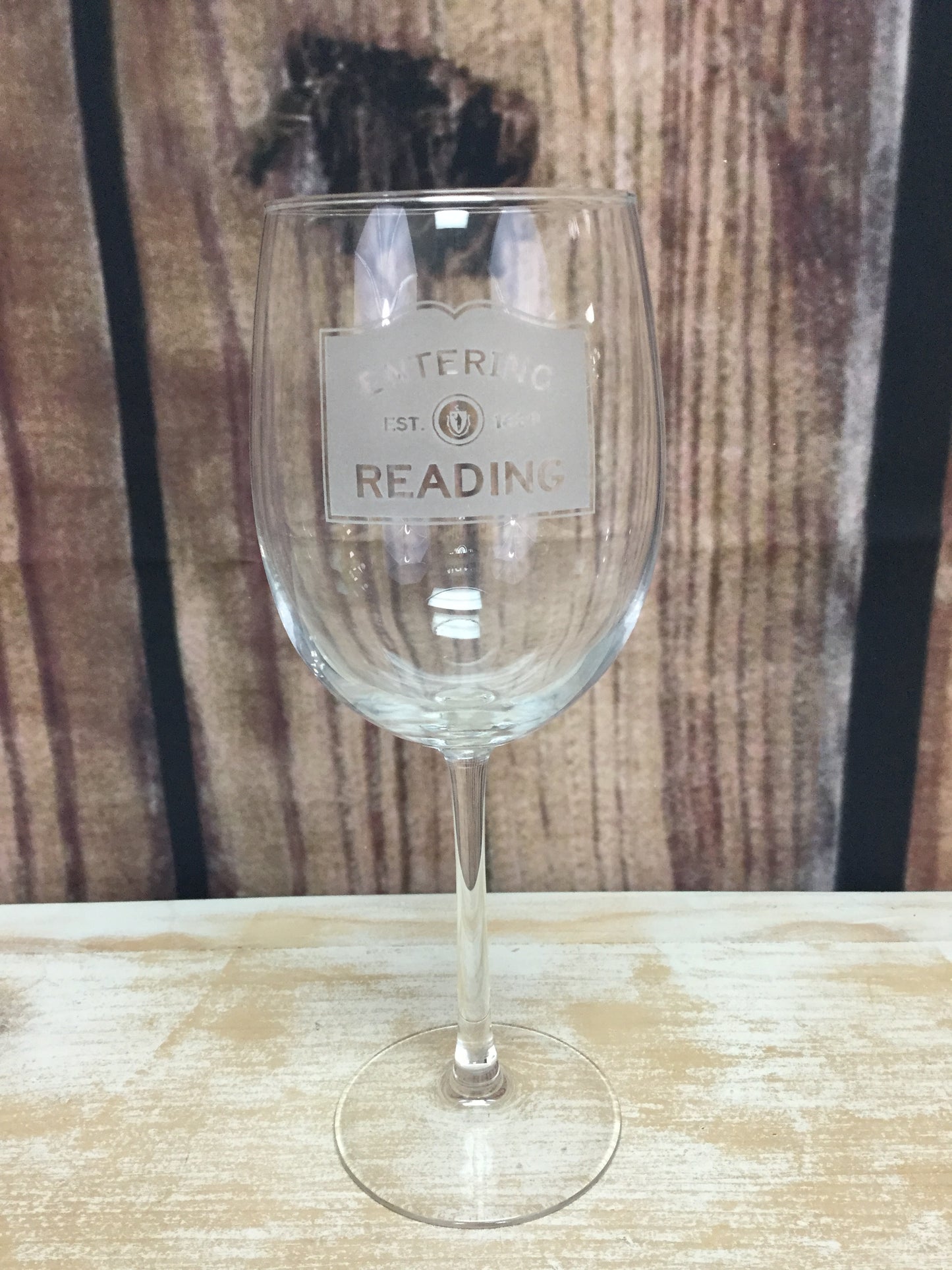 Zip Code Wine Glass - Entering Reading