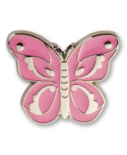 Finders Key Purse - Pink Butterfly