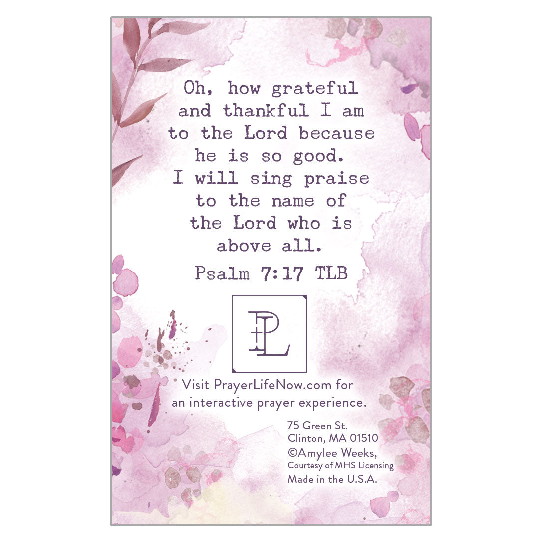 Prayer Card - Sing With Joy