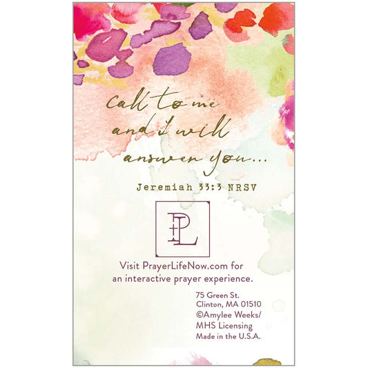 Prayer Card - Pour Out Your Heart