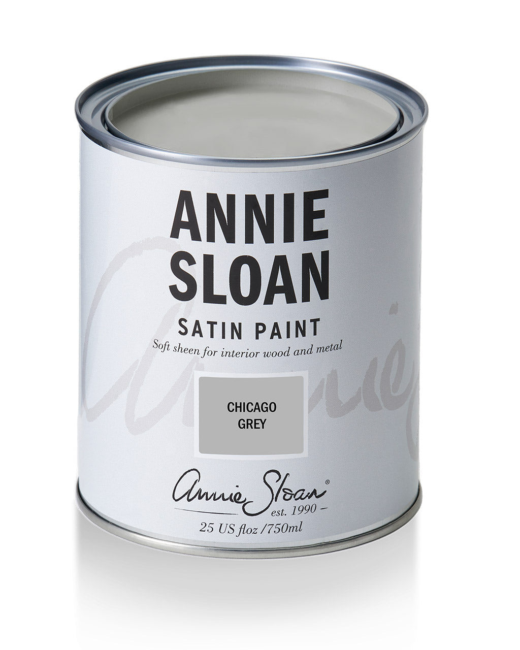 Annie Sloan Satin Paint - Chicago Grey 25oz