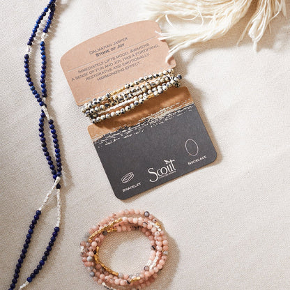 Scout Stone Wrap - Morganite/Black Tourmaline - Divine Love & Protection