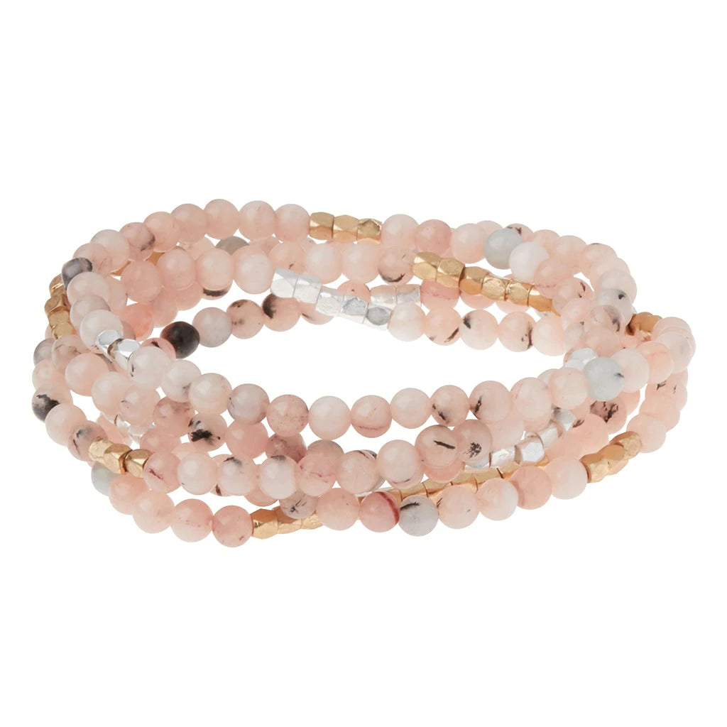 Scout Stone Wrap - Morganite/Black Tourmaline - Divine Love & Protection