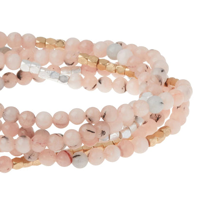 Scout Stone Wrap - Morganite/Black Tourmaline - Divine Love & Protection