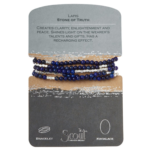 Scout Stone Wrap - Lapis - Stone of Truth