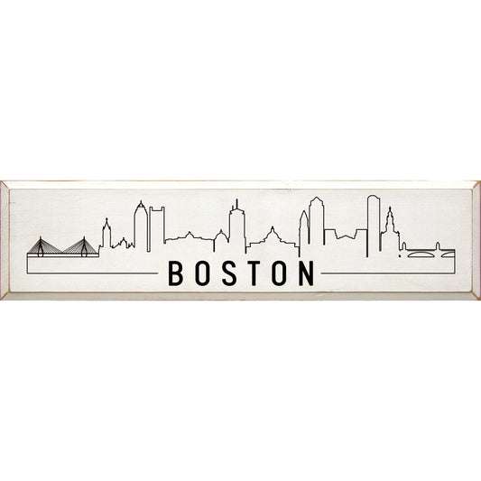 Wall Decor 9x36 - Boston Skyline