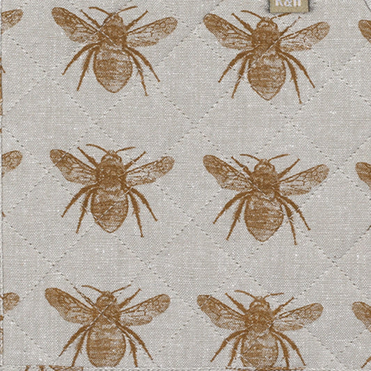 Oven Glove - Mustard Honey Bee