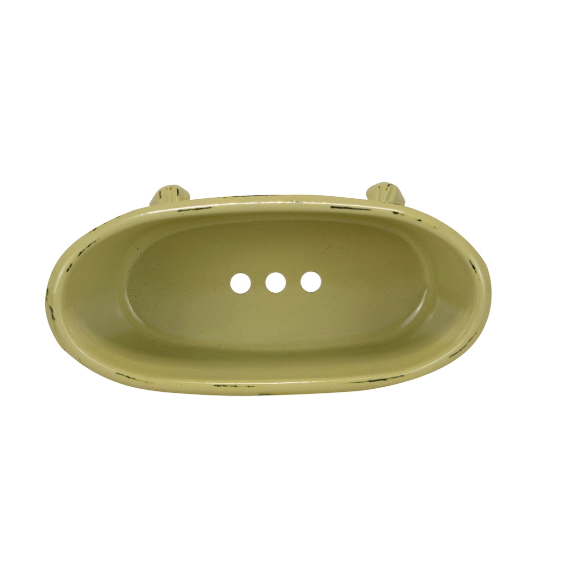 Ceramic Bathtub Soap Dish with Drainage Holes Bathroom Accessories