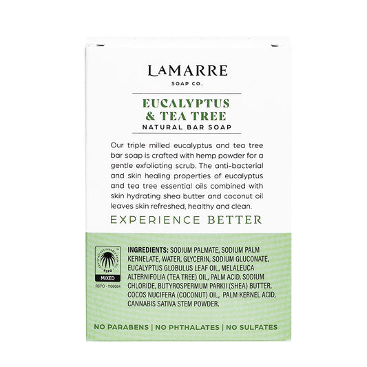 Natural Bar Soap - Eucalyptus & Tea Tree