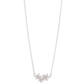 Pave Starfish Necklace - Silver