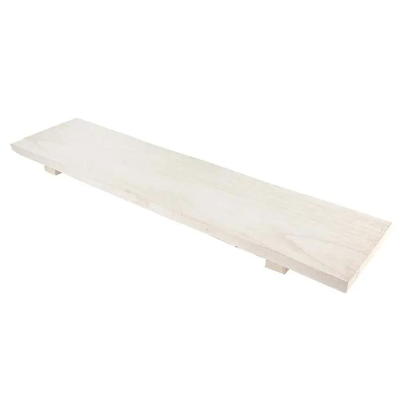 Wood Bath Board - White