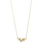 Pave Starfish Necklace - Gold