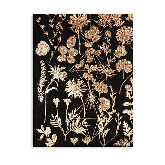 Faux Leather Sketchbook - Black Shine