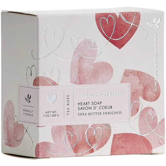 Heart Soap Gift Box 200g - Tea Rose