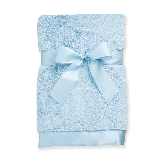 Silky Soft Security Blanket - Blue