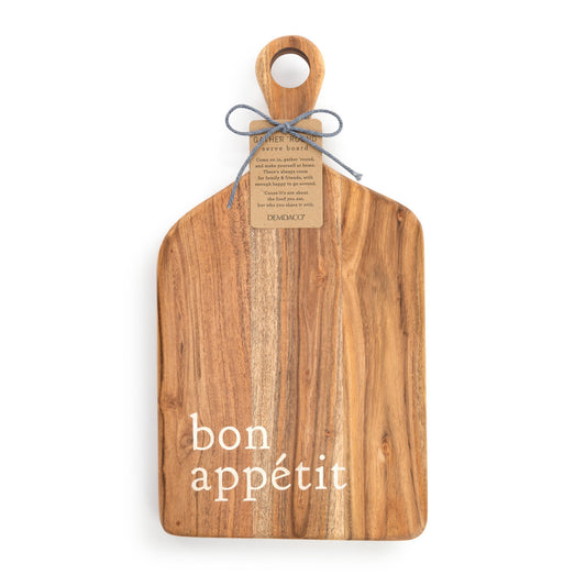 Rectangle Wood Serving Board - Bon Appétit